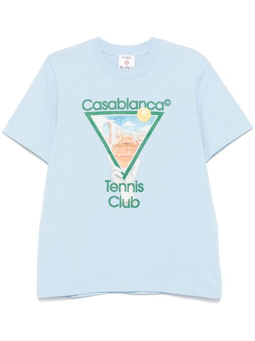 T-shirt con stampa CASABLANCA | UMPS25JTS00109METAPHYSICAL TENNIS ICON